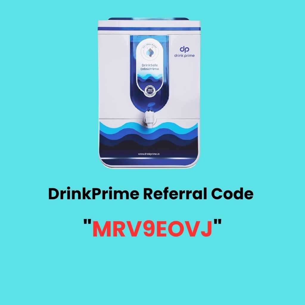 DrinkPrime Referral Code MRV9EOVJ - Claim 7-Day Free Trial & ₹200 Discount